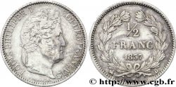 1/2 franc Louis-Philippe 1837 Rouen F.182/68 TTB48