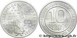 Brillant Universel argent 10 francs Millénaire Capétien 1987 Paris F5.1301  4