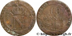 Faux de 10 cent. à l N couronnée n.d. Limoges F.130/6 var.