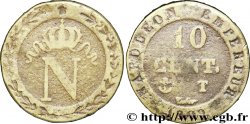 Faux de 10 cent. à l N couronnée 1809 Nantes F.130/18 var.