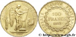 100 francs or Génie, tranche inscrite en relief Dieu protège la France 1882 Paris F.552/5