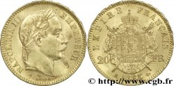 20 francs or Napoléon III, tête laurée 1865 Paris F.532/11 SUP58