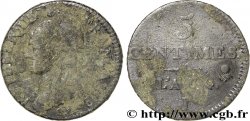 5 centimes Dupré, petit module 1796 Limoges F.113/2