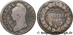 Cinq centimes Dupré, grand module 1797 Paris F.115/1