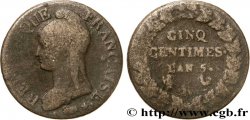 Cinq centimes Dupré, grand module 1797 Orléans F.115/28 B12