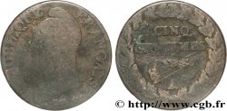 Cinq centimes Dupré, grand module 1800 Paris/Rouen F.115/60