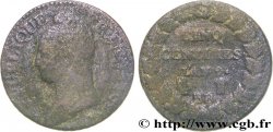 Cinq centimes Dupré, grand module 1801 Strasbourg F.115/107