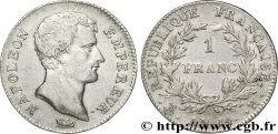 1 franc Napoléon Empereur, Calendrier révolutionnaire 1805 La Rochelle F.201/32 TB30