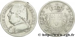 5 francs Louis XVIII, buste habillé 1814 Bordeaux F.308/7