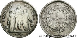 5 francs Union et Force, Union serré, seulement glands intérieurs 1803 Paris F.288/190