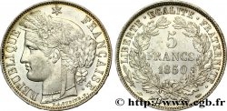 5 francs Cérès, IIe République 1850 Paris F.327/4