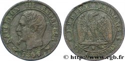 Un centime Napoléon III, tête nue 1856 Lille F.102/32