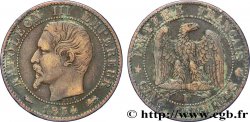 Cinq centimes Napoléon III, tête nue 1854 Lyon F.116/12 TTB45