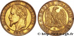 Cinq centimes Napoléon III, tête laurée 1864 Bordeaux F.117/15