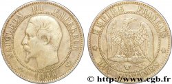 Dix centimes Napoléon III, tête nue 1856 Lille F.133/39