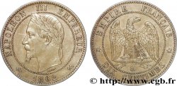 Dix centimes Napoléon III, tête laurée 1862 Bordeaux F.134/9