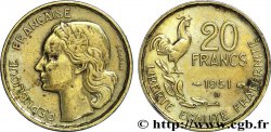 20 francs G. Guiraud 1951 Beaumont-Le-Roger F.402/8