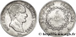 5 francs Bonaparte Premier Consul 1803 Paris F.301/1