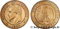 Dix centimes Napoléon III, tête laurée 1865 Paris F.134/14