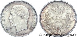 50 centimes Napoléon III, tête nue 1862 Paris F.187/16