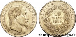10 francs or Napoléon III, tête laurée, hybride 1862 Paris F.507/1