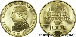 Belle Épreuve Or 100 francs - La Fayette 1987 Pessac F.1603 2