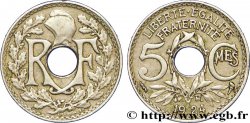 5 centimes Lindauer, petit module 1924 Poissy F.122/9