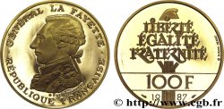 Belle Épreuve Or 100 francs - La Fayette 1987 Pessac F.1603 2