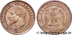 Dix centimes Napoléon III, tête laurée 1861 Bordeaux F.134/4