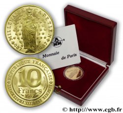 Belle Épreuve Or 10 francs - Millénaire Capétien 1987 F.1301 2