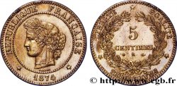5 centimes Cérès 1874 Bordeaux F.118/10