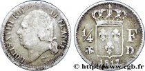 1/4 franc Louis XVIII  1817 Lyon F.163/4