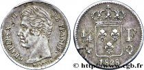 1/4 franc Charles X 1828 Perpignan F.164/26 TTB48