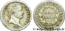 Demi-franc Napoléon Ier tête laurée, République française 1808 Toulouse F.177/11
