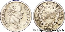 Demi-franc Napoléon Ier tête laurée, Empire français 1814 Paris F.178/63 TB35