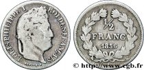 1/2 franc Louis-Philippe 1836 Bordeaux F.182/66