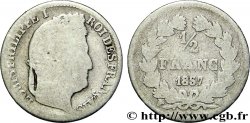 1/2 franc Louis-Philippe 1837 Lille F.182/72 B6