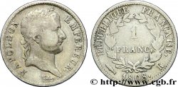 1 franc Napoléon Ier tête laurée, République française 1808 Bordeaux F.204/8