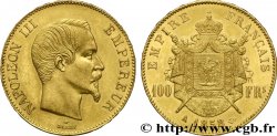 100 francs or Napoléon III, tête nue 1858 Paris F.550/5 TTB50