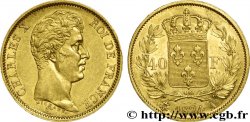 40 francs or Charles X, 1er type 1824 Paris F.543/1 TTB50