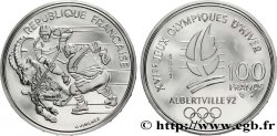 Essai Brillant Universel 100 francs - Hockey / Bouquetin 1991 Paris F./