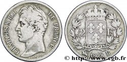2 francs Charles X 1828 Rouen F.258/37