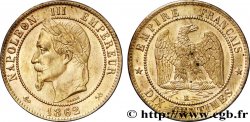 Dix centimes Napoléon III, tête laurée 1862 Bordeaux F.134/7