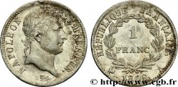 1 franc Napoléon Ier tête laurée, République française 1808 Paris F.204/2 SUP58