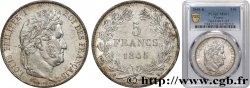 5 francs IIIe type Domard 1845 Bordeaux F.325/8 SUP61 PCGS