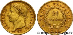 20 francs or Napoléon tête laurée, Empire français 1809 Paris F.516/1