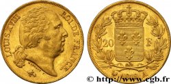 20 francs or Louis XVIII, tête nue 1818 Paris F.519/10