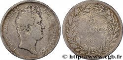 5 francs type Tiolier avec le I, tranche en relief 1831 Rouen F.316/3