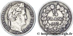 1/4 franc Louis-Philippe 1837 Rouen F.166/64