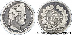 1/4 franc Louis-Philippe 1838 Bordeaux F.166/72